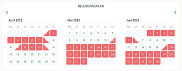 Belegungsplan auf Ihrer Internetseite